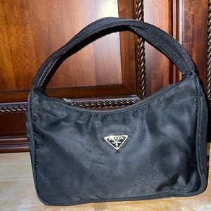 Prada Handbag Black Nylon 28